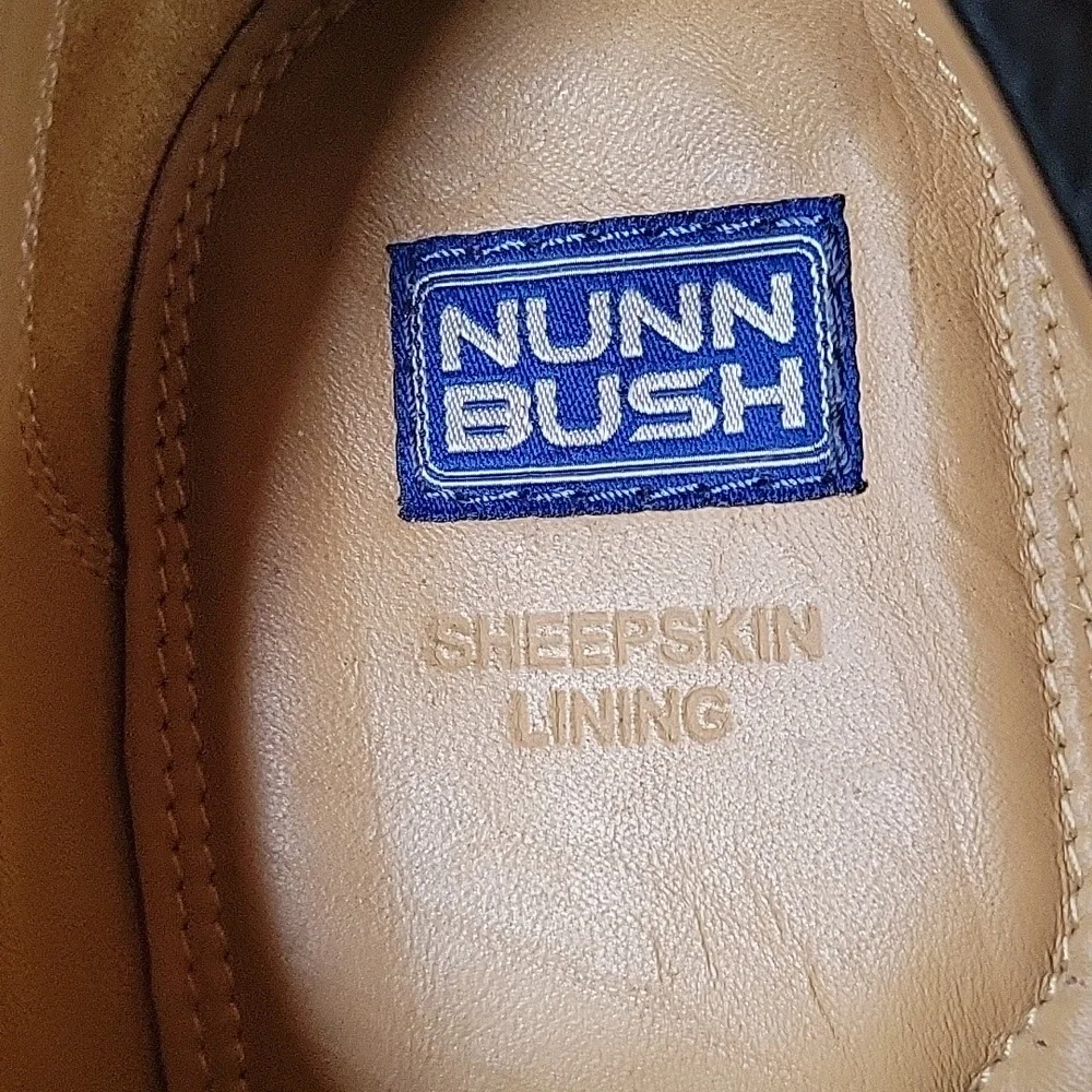 Nunn Bush leather lace up oxford, black, size 10M